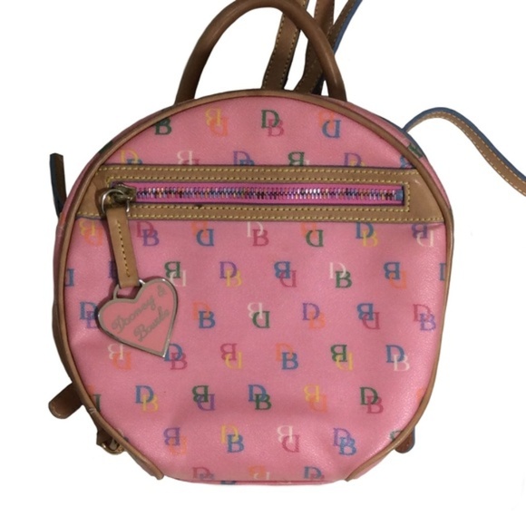 Dooney and bourke pink backpack Clearance